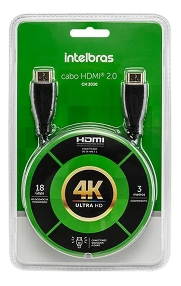 CABO HDMI 2.0 2,5M CH 2025 - INTELBRAS 4142026