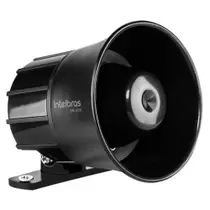 SIRENE 105 DB SIR 1000 INTELBRAS PRETA 