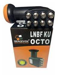 LNBF BANDA KU OCTUPLO 8 SAIDAS UNIVERSAL