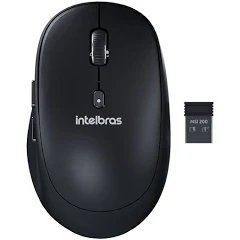 MOUSE INTELBRAS MSI200 - SEM FIO PRETO BLISTER 4290024