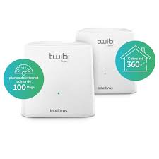 ROTEADOR TWIBI MESHI GIGA+ ( PAR ) - INTELBRAS