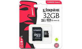 CARTAO M.SD KINGSTON 32GB C10 3