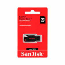 PENDRIVE SANDISK CRUZER BLADE 32GB