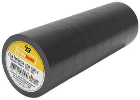 FITA ISOLANTE PVC PRETA 20MTS