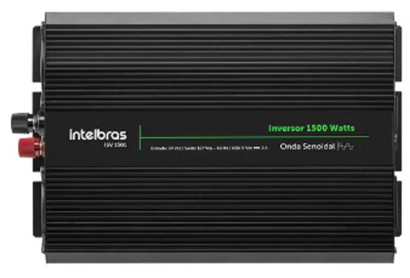 INVERSOR DE TENSAO INTELBRAS ONDA SENOIDALISV1502 1500W 24V CC P/220V 