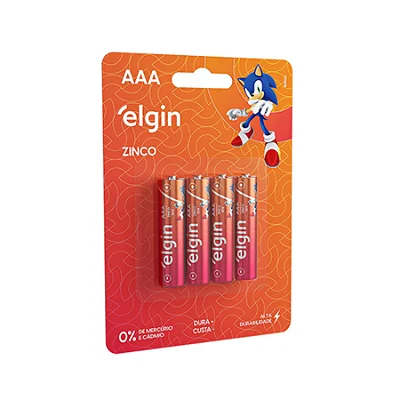 AAA-PILHA DE ZINCO-CARVAO R03-BLIST 4UND