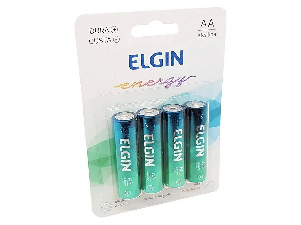 PILHA ALCALINA AA BLISTER COM 4 PECAS
