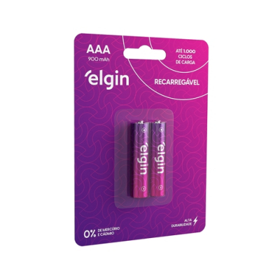 AAA-900 MAH-PILHA RECARREG.ELGIN BLIST.2