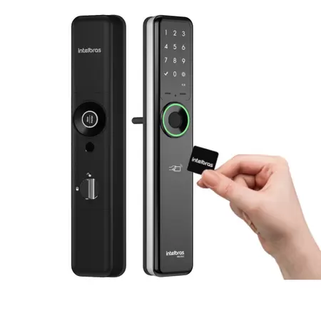 FECHADURA SMART DE EMBUTIR S MÇANETA IFR 7001 PRETA 