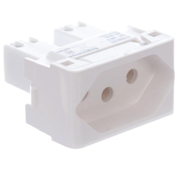 TOMADA 2P+T 10A/250V BRANCO