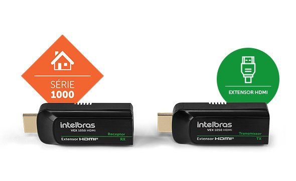 EXTENSOR HDMI TX E RX VEX 1050 INTELBRAS