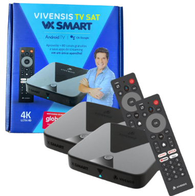 RECEPTOR VX SMART TV SAT HD KU VIVENSIS