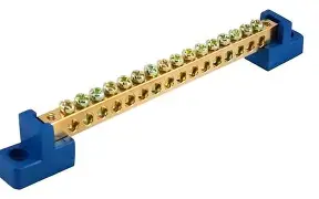 BARRAMENTO  TERRA FIX. PARAF. 16 BORNES VD PC