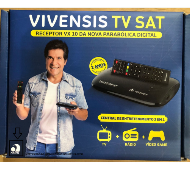 RECEPTOR DE TV VIVENSIS TV SAT VX10 PARABOLICA