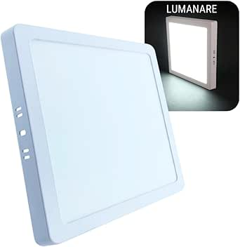 PLAFON LED SOB 24W 28X28CM 6500K BIV ABS PC