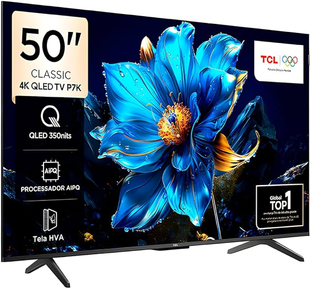 TV QLED 4K TCL 50P7K GOOGLE TV 