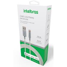 CABO P/ IPHONE INTELBRAS BRANCO