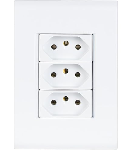 TOMADA LIZ 4X2 2 X 2P+T 10A/250V BR PC