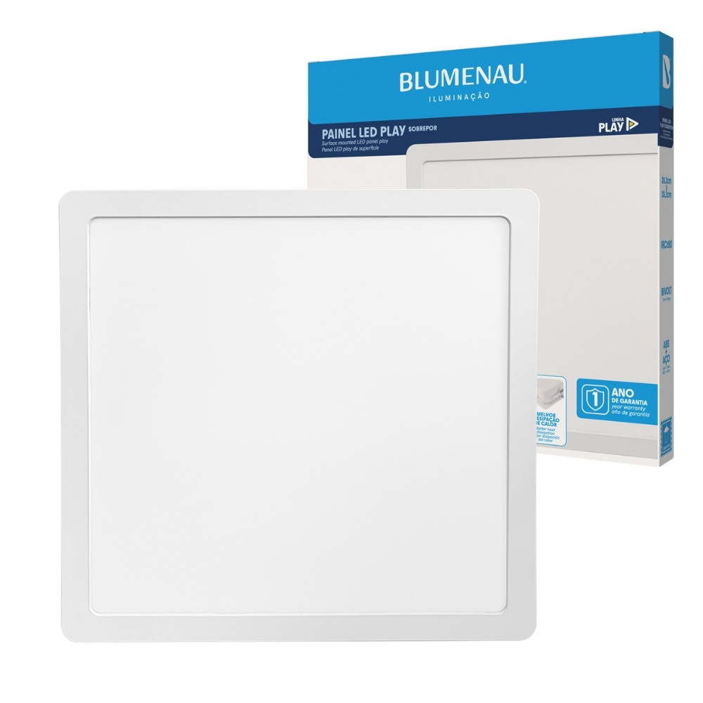 PLAFON LED SOB 24W 28X28CM 6500K BIV ABS PC