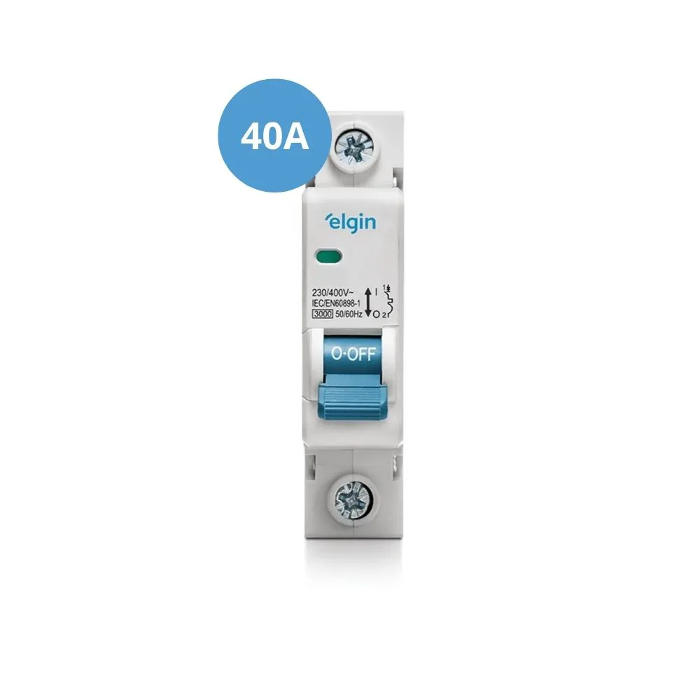 DISJUNTOR UNI 40A BCO ELGIN