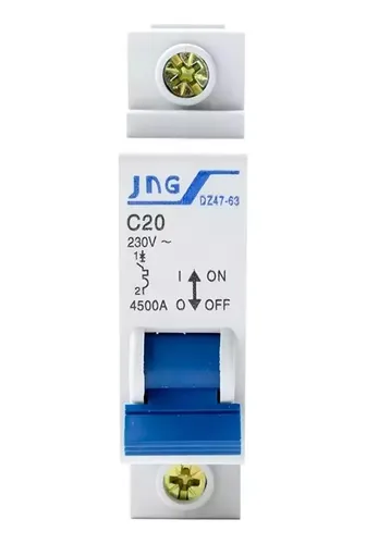 DISJUNTOR UNI 25A BCO DIN JNG