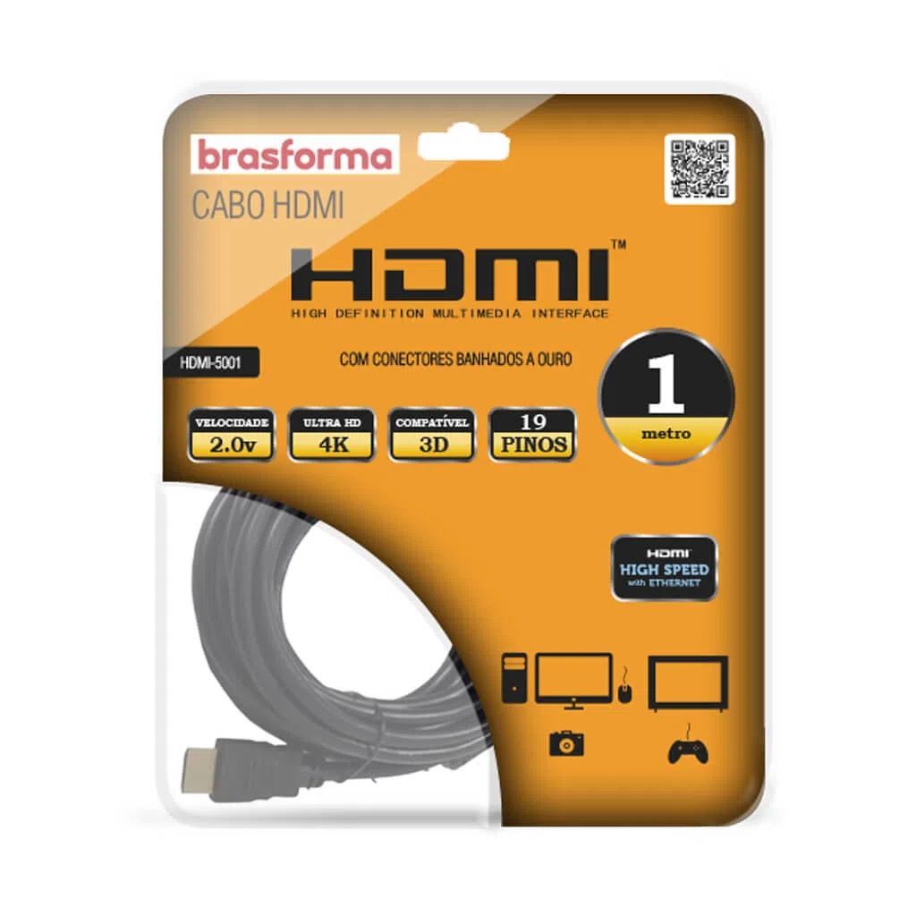 CABO HDMI 1,5M BRASFORMA