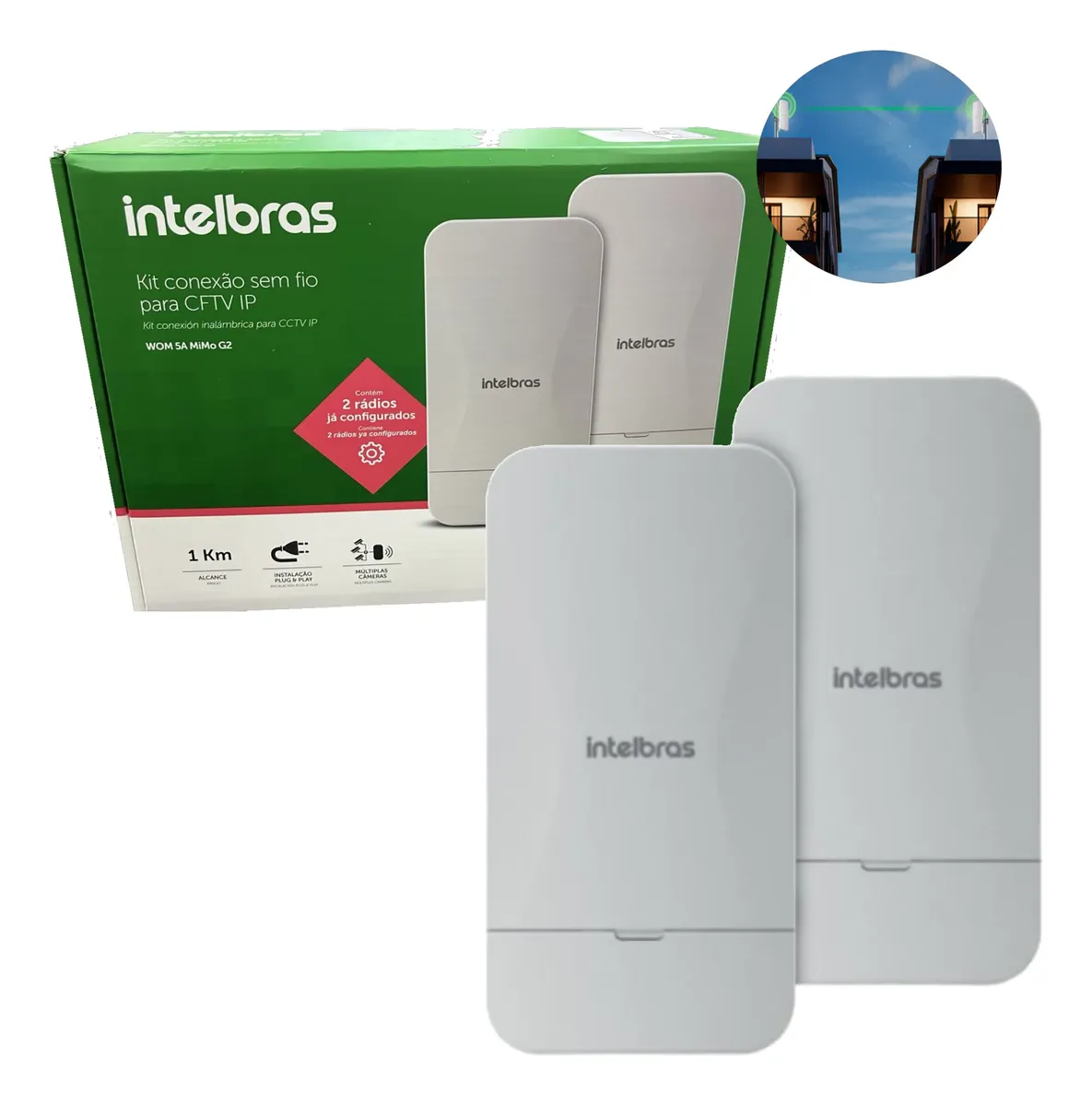 ROTEADOR DIGITAL  S/ FIO 5GHZ WOM 5A MIMO G2 INTELBRAS 