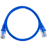 CABO DE REDE PATCH CORD 0,50M AZUL 