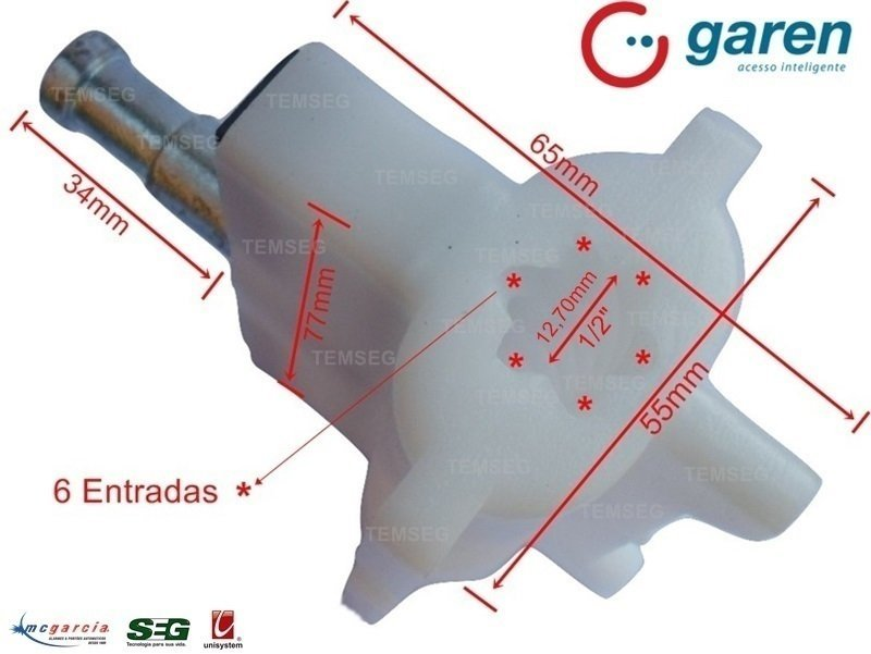 PORCA ACIONADORA GAREN BV PASSO 60 1/2-COM IMA