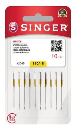 AGULHA SINGER 10UN 2045 110/18